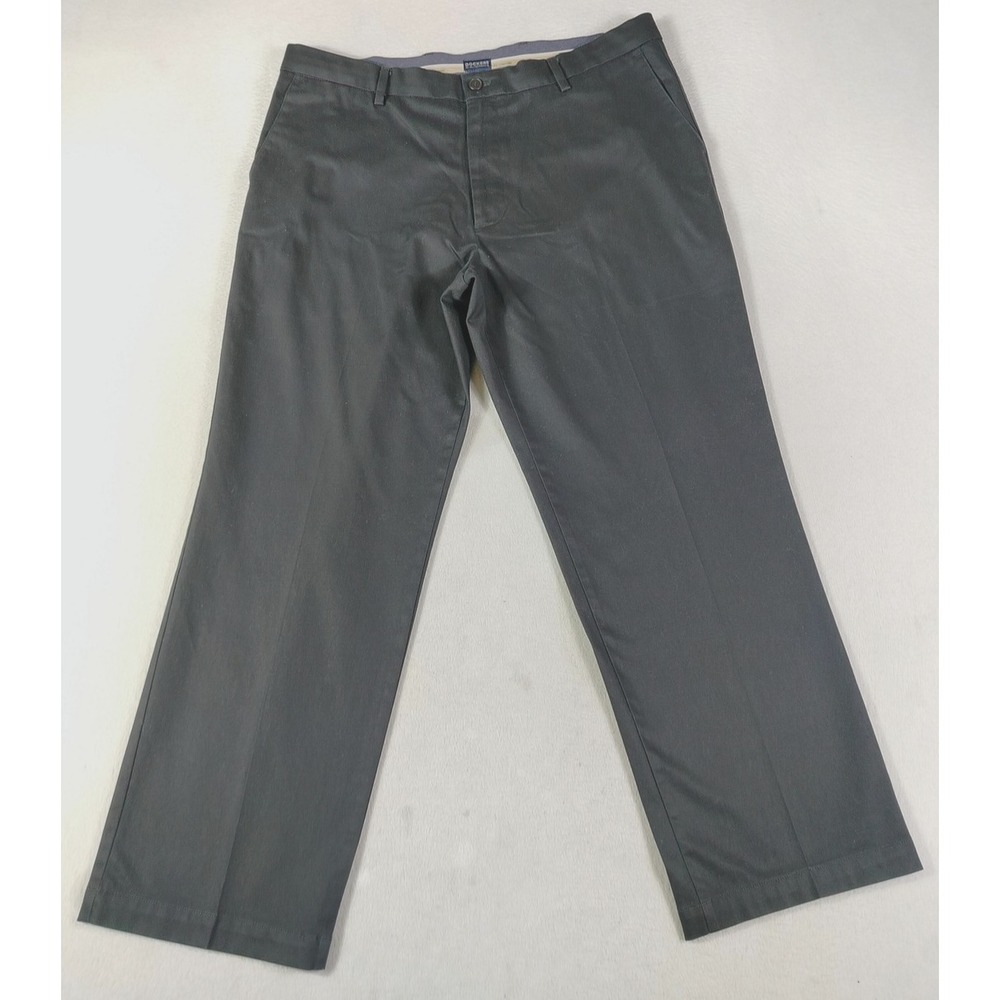 Dockers Pants Mens 38 Black Flex Comfort Classic Fit Stretch Chino Khakis Work